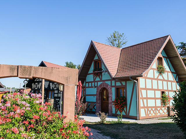 Chalet typique alsacien, chalet Strasbourg