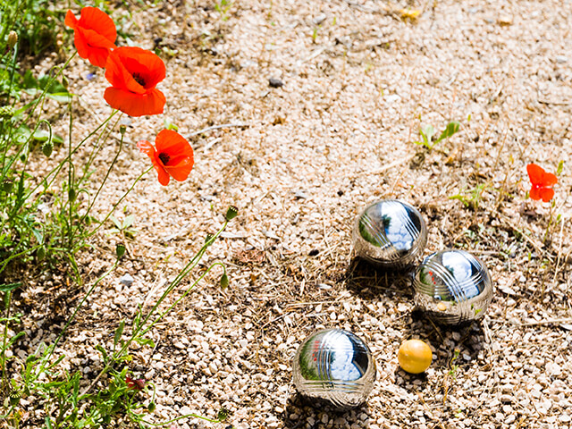 Terrain de pétanque